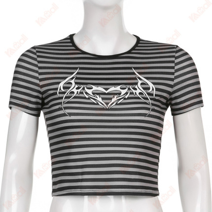 stripe short sleeve shirts